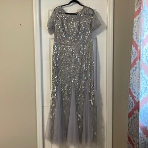 Silver Formal Dress size XL
